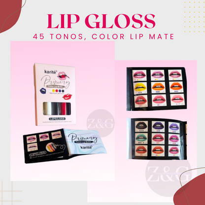 LABIAL CON MAS DE 45 TONOS