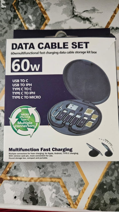 KIT DE CABLES DE DATOS CARGA RAPIDA