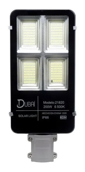 Foco solar luminaria 400w + tubo + panel