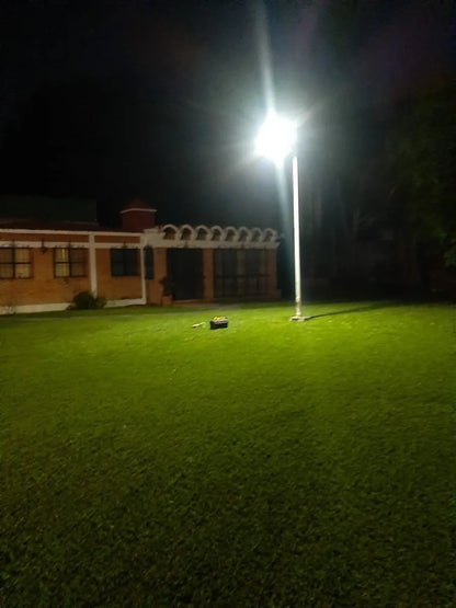 Foco solar luminaria 400w + tubo + panel