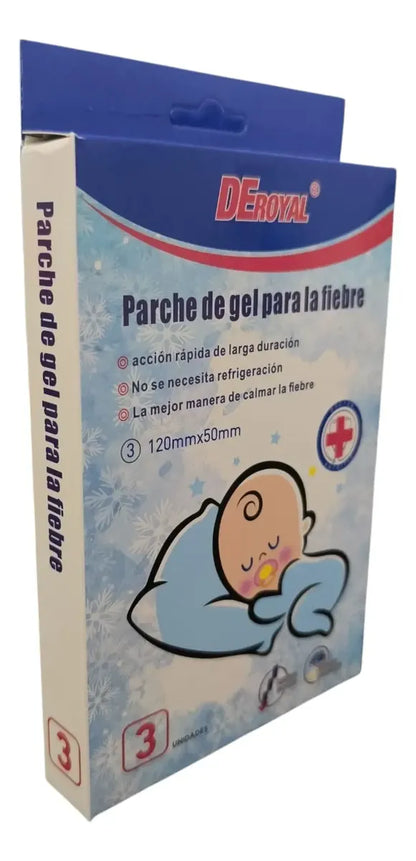 PARCHE DE GEL PARA BAJAR LA FIEBRE