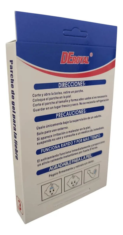 PARCHE DE GEL PARA BAJAR LA FIEBRE